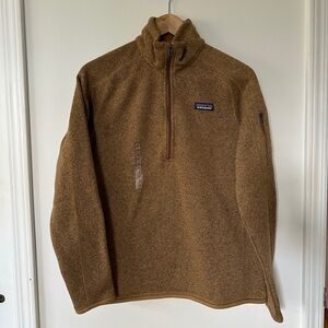 Women’s Patagonia Brown Quarter-Zip “Better Sweater” Fleece Pullover